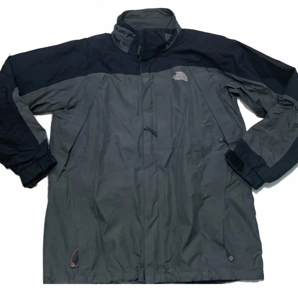 The North Face Men's Black and Gray gore tex Jacket